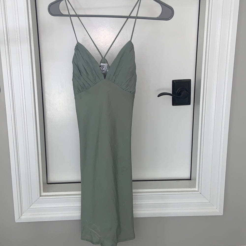 princess polly jess’s mini dress sage